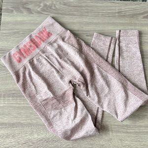 Gymshark high waisted berry booty shaping yoga pants leggings